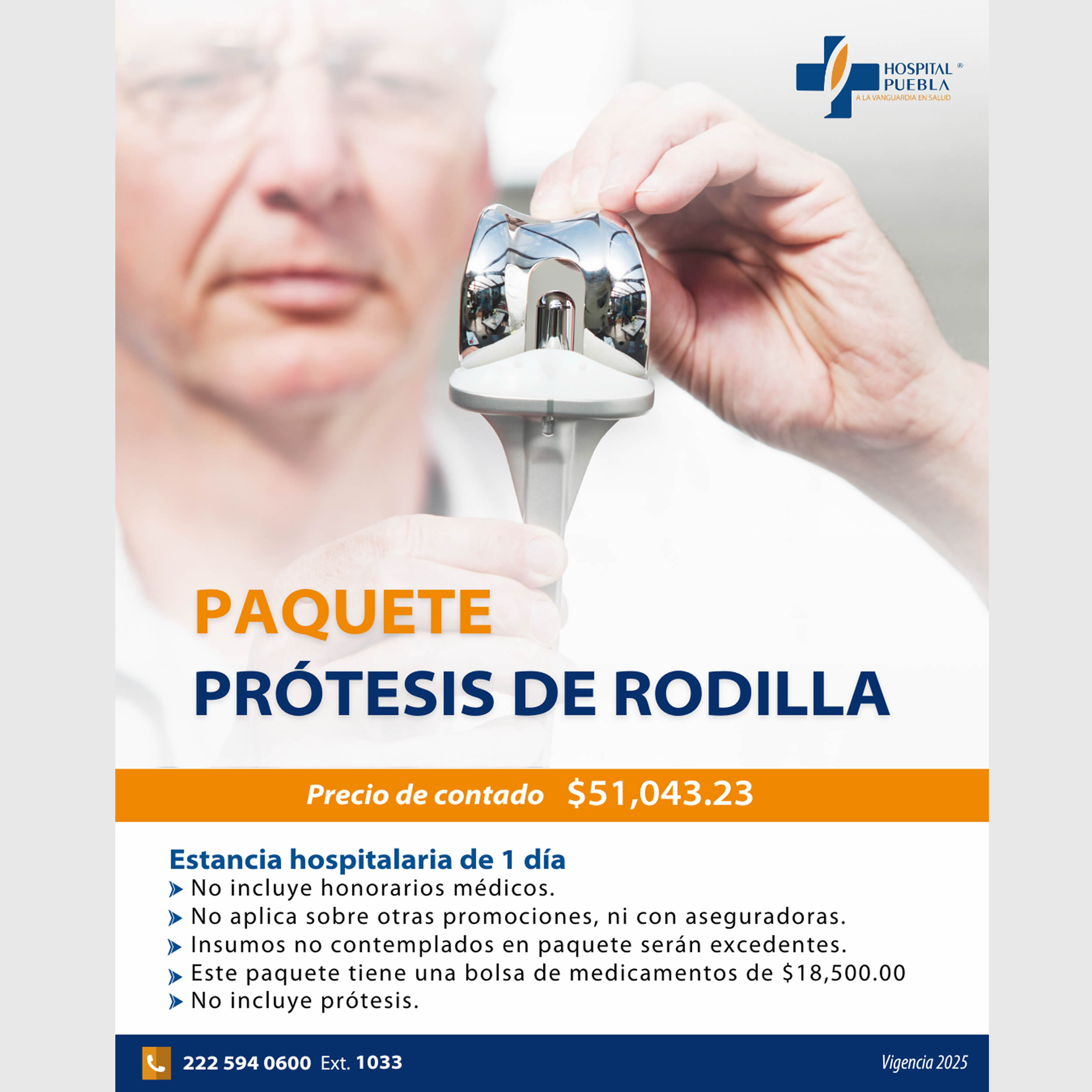 Paquete de Prótesis de Rodilla